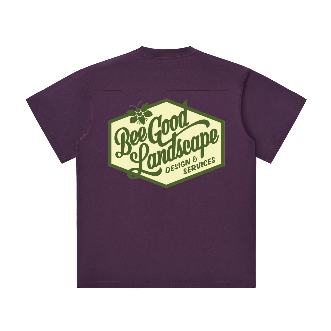 Plant More Flowers Front. Logo Back. Lightweight Oversized T-Shirt