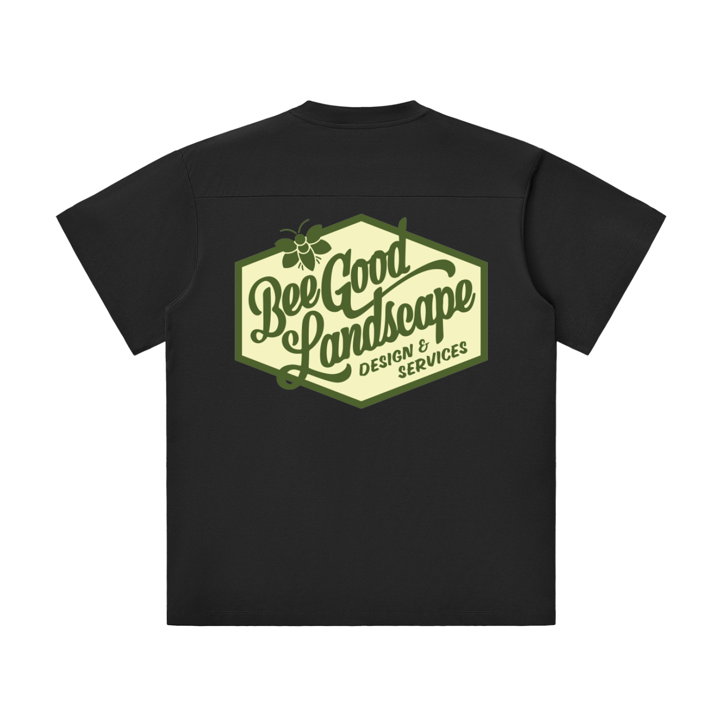 Plant More Flowers Front. Logo Back. Lightweight Oversized T-Shirt