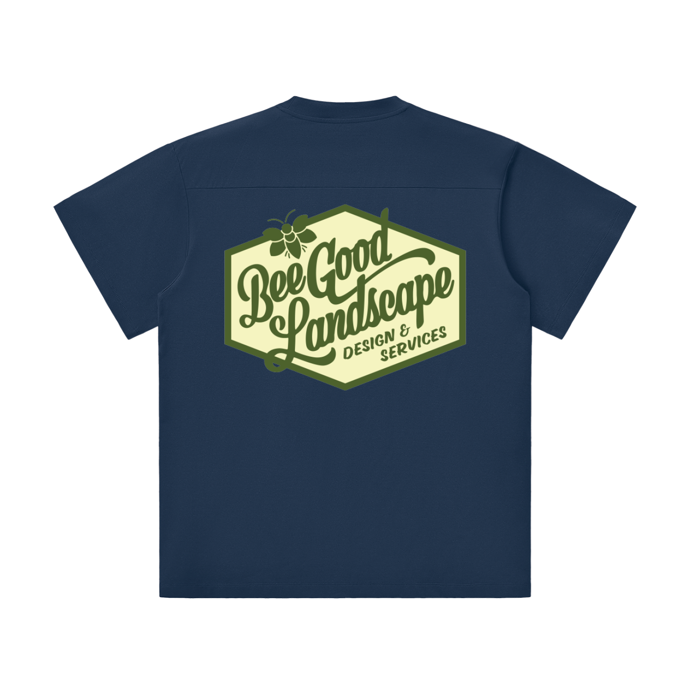 Plant More Flowers Front. Logo Back. Lightweight Oversized T-Shirt