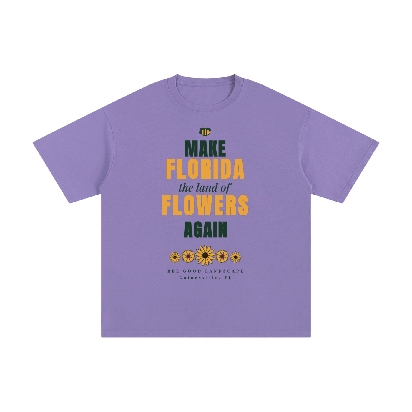 Make Florida Flowers Again Unisex Pure Cotton T-Shirt
